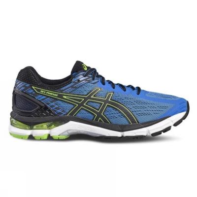 Zapatillas Running Asics Pursue 3 Hombre - Azules / Negras / Verde - Chile YAE130746